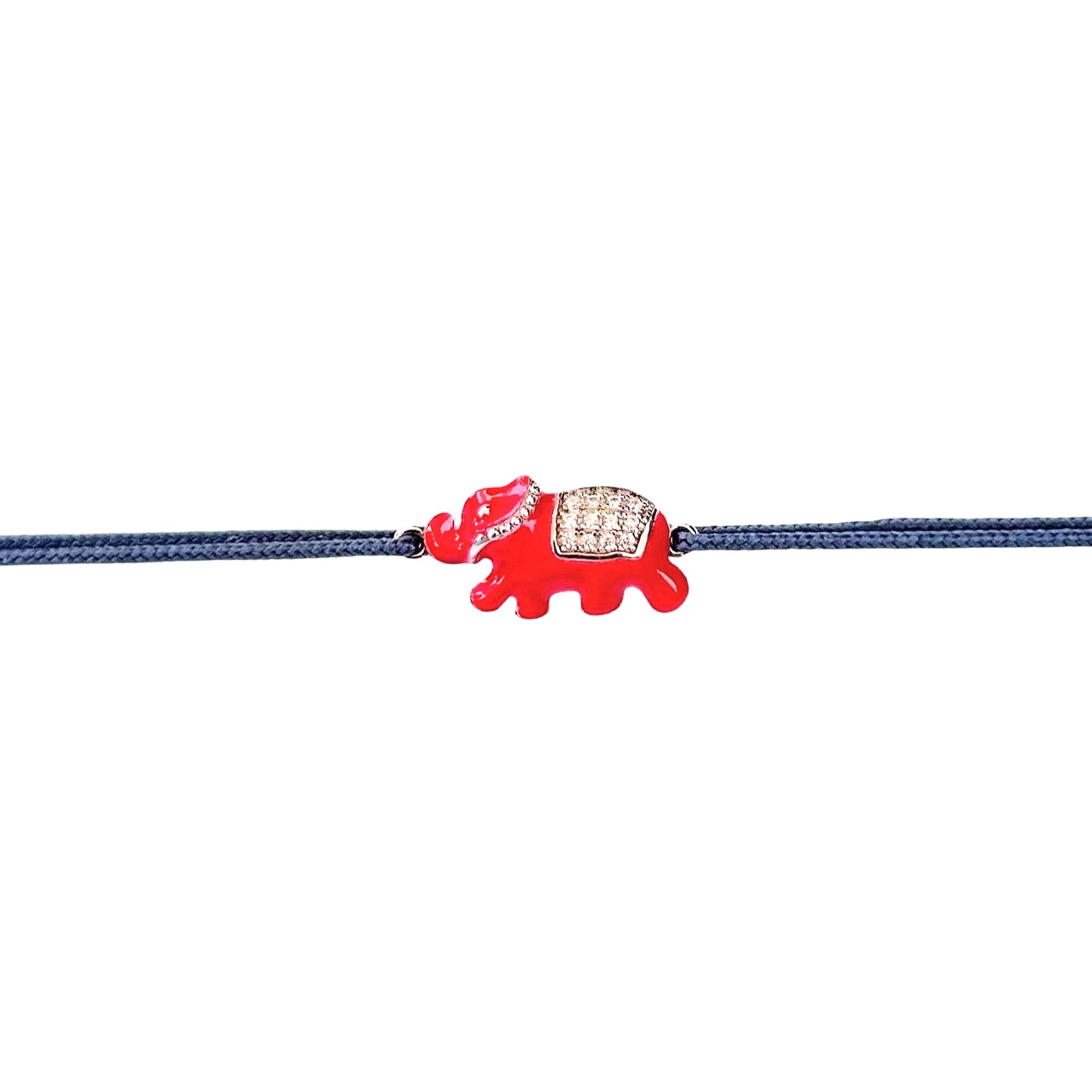 Bracelet "Eléphant" rouge