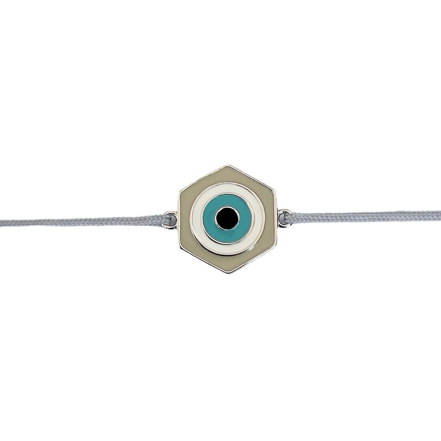 Bracelet "Aura" gris noir
