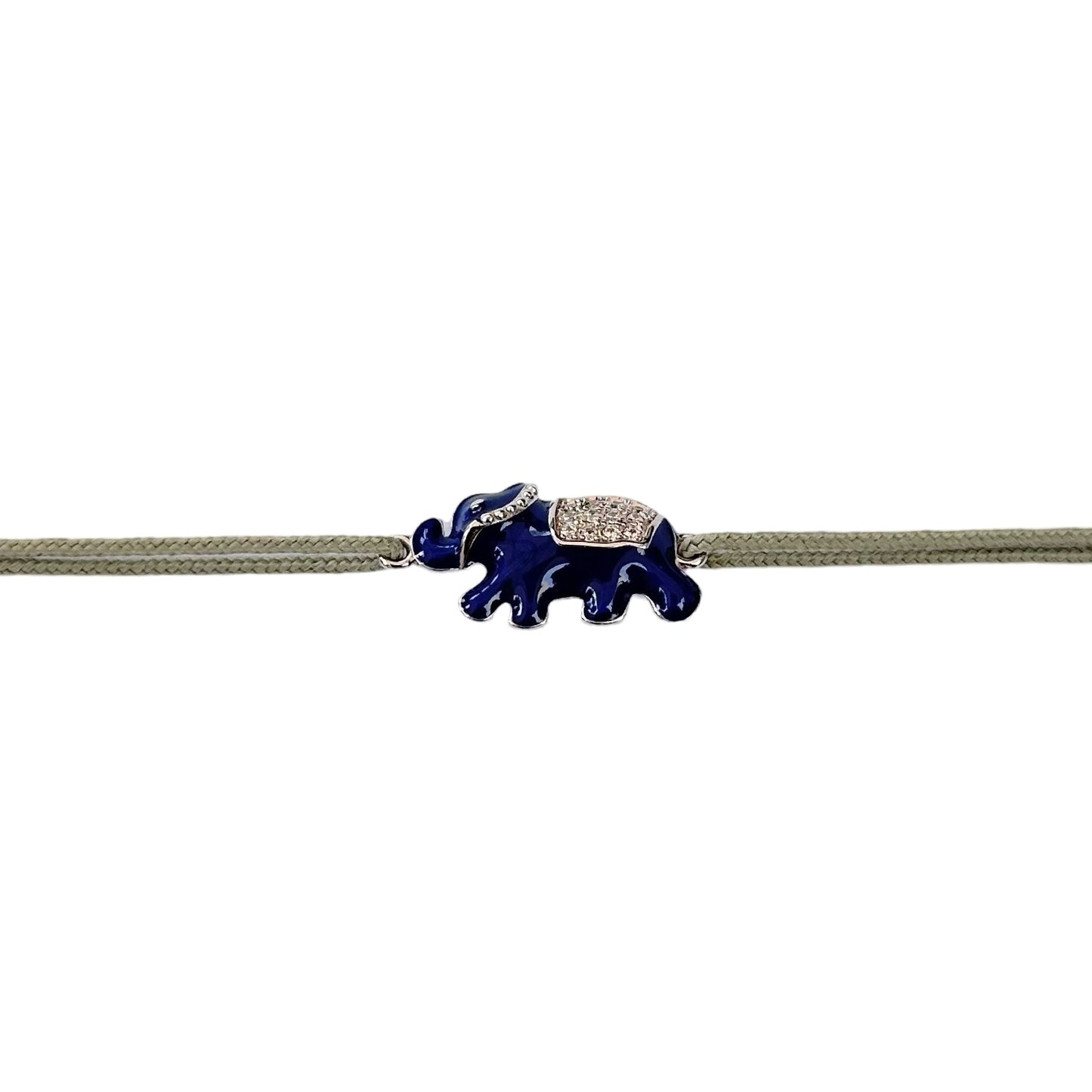 Bracelet "Eléphant" bleu