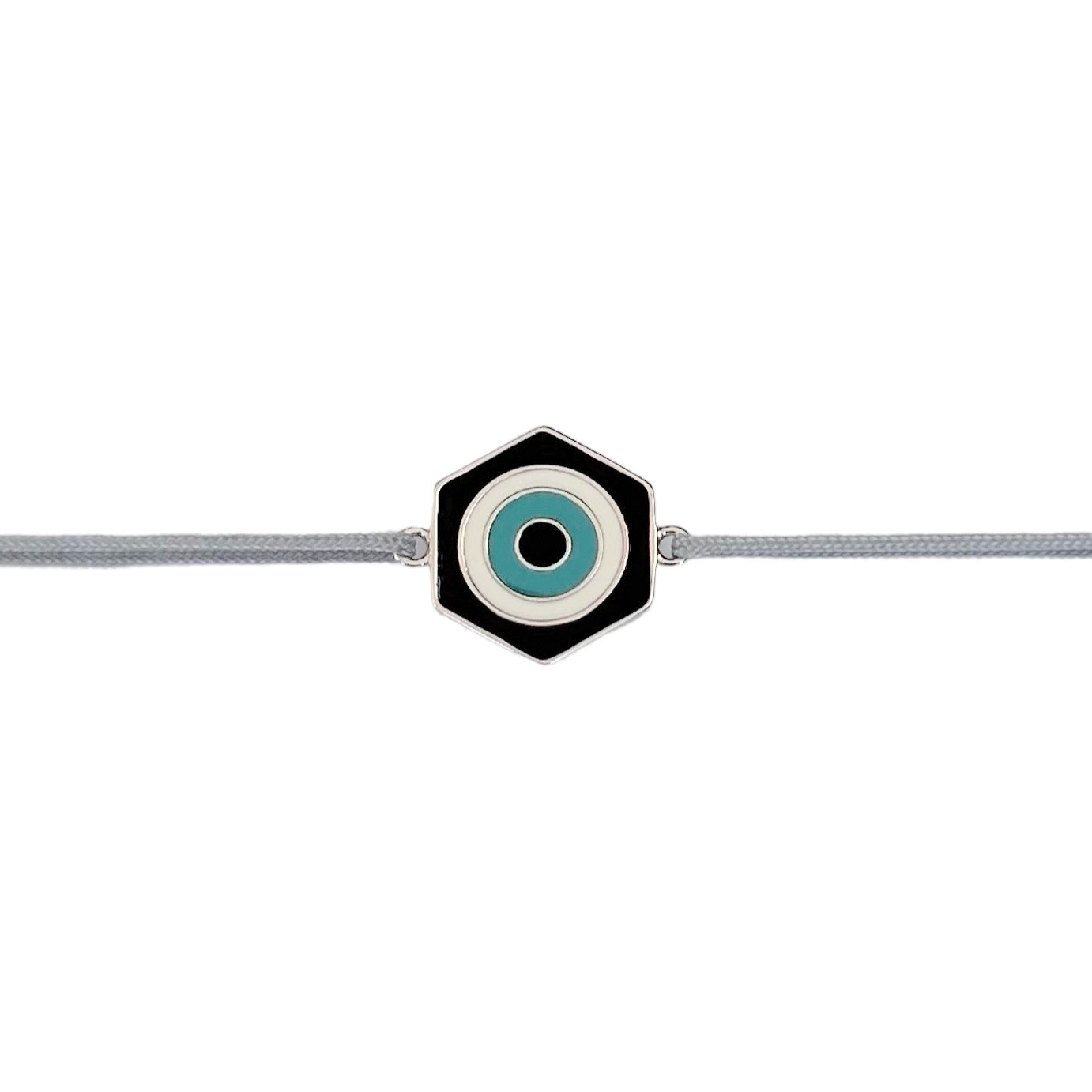 Bracelet "Aura" gris noir