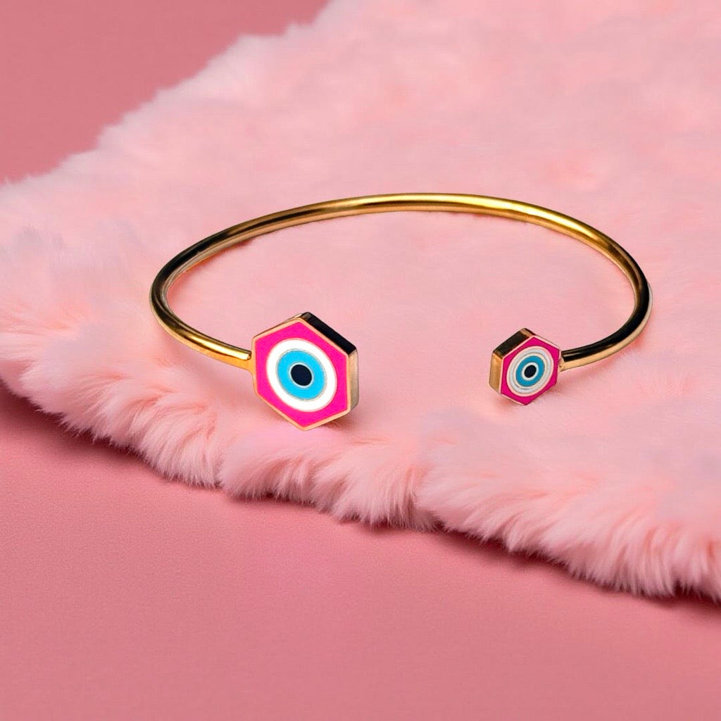 Bracelet "Aura" doré rose