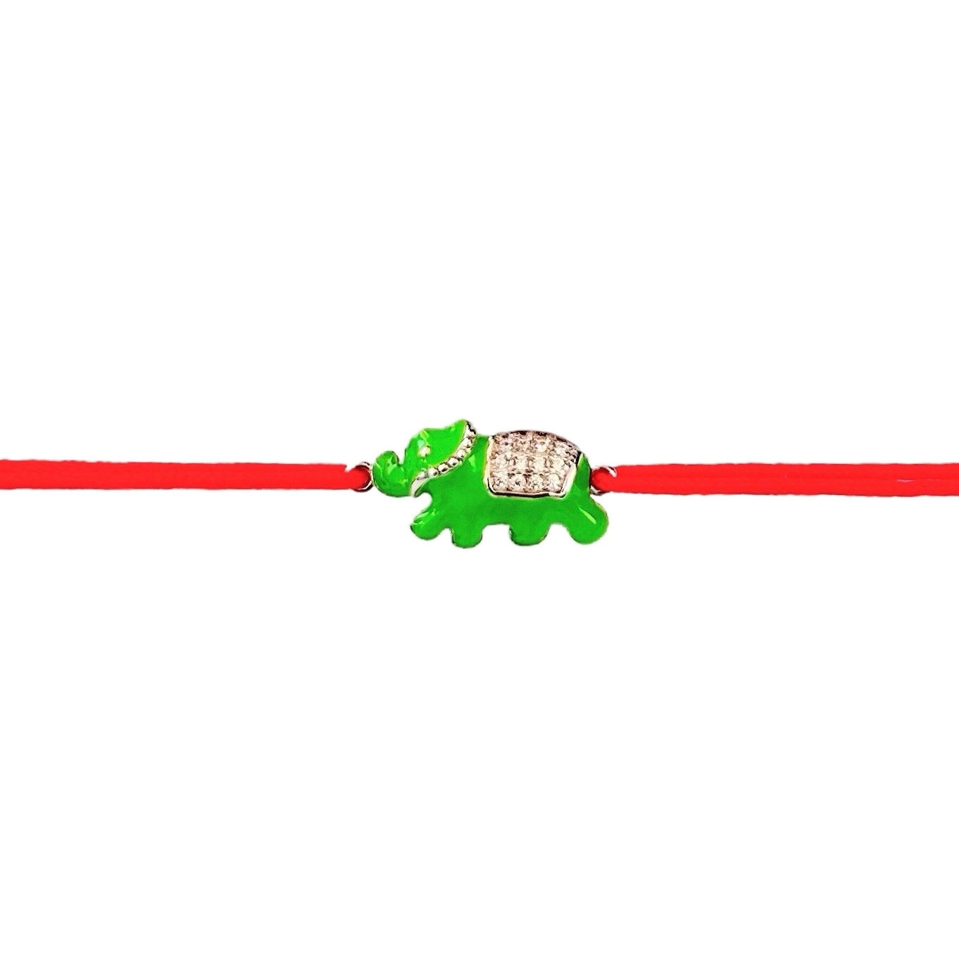 Bracelet "Eléphant" vert