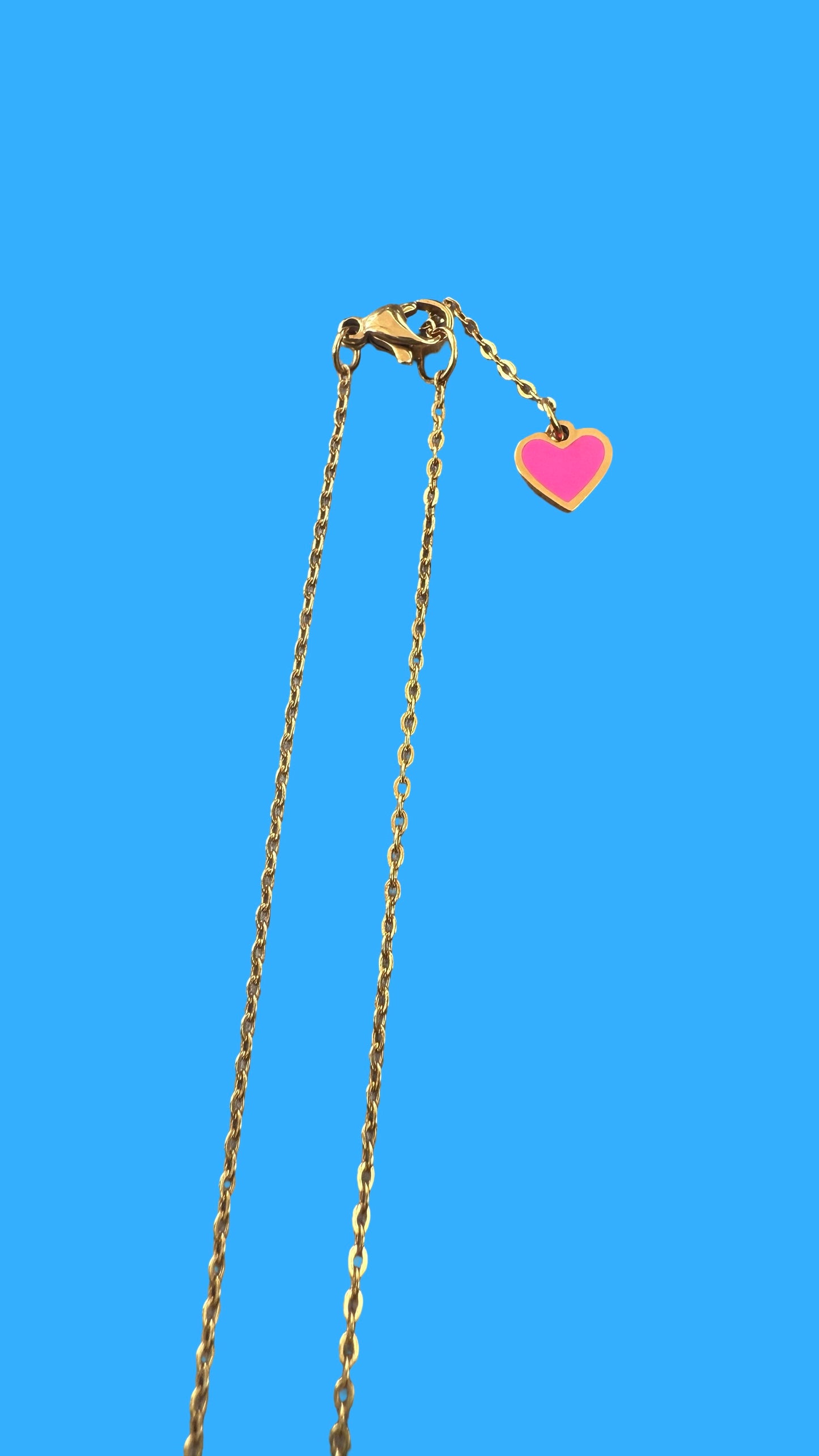 Collier émaillé bicolore
