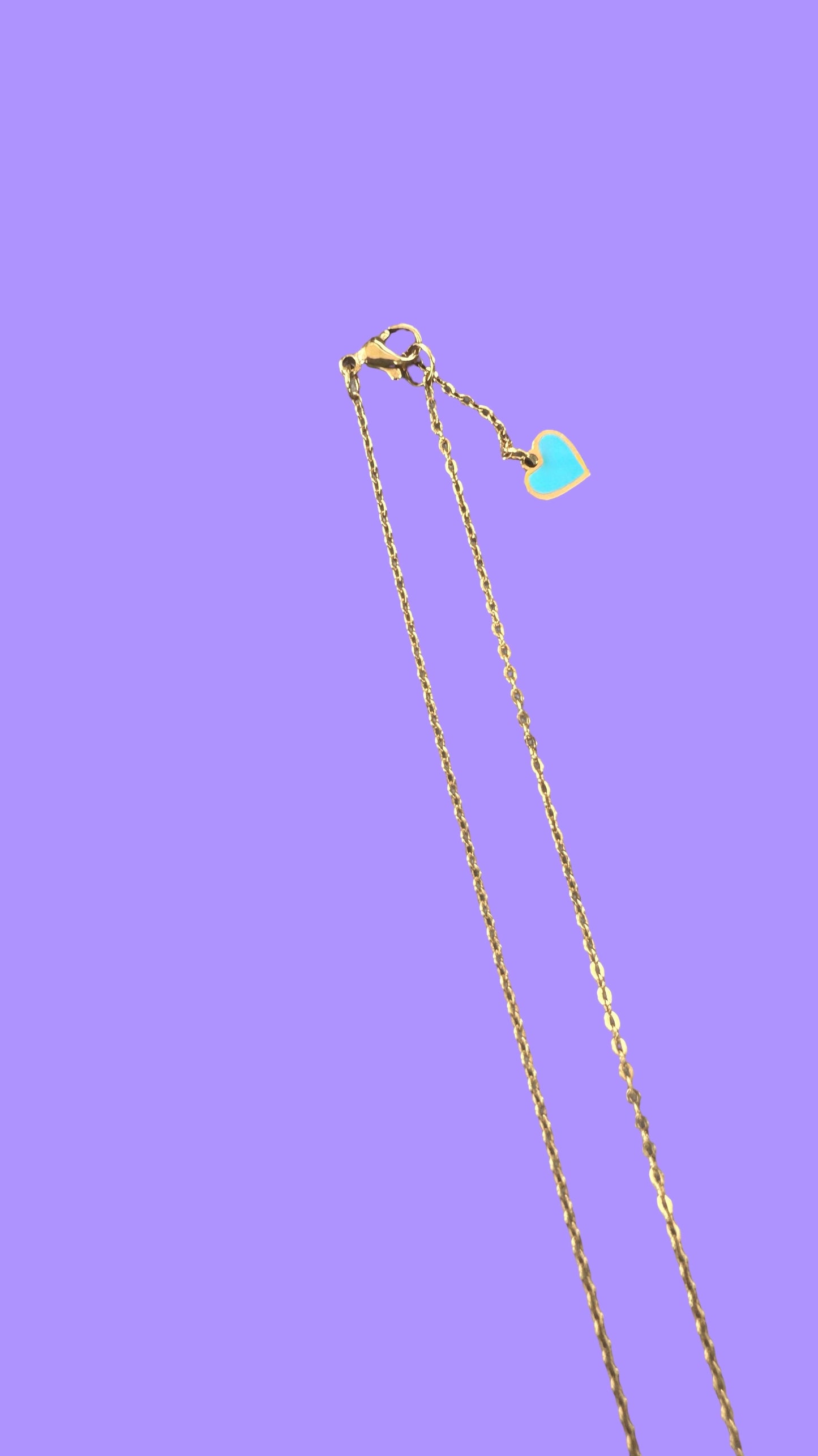 Collier émaillé bicolore