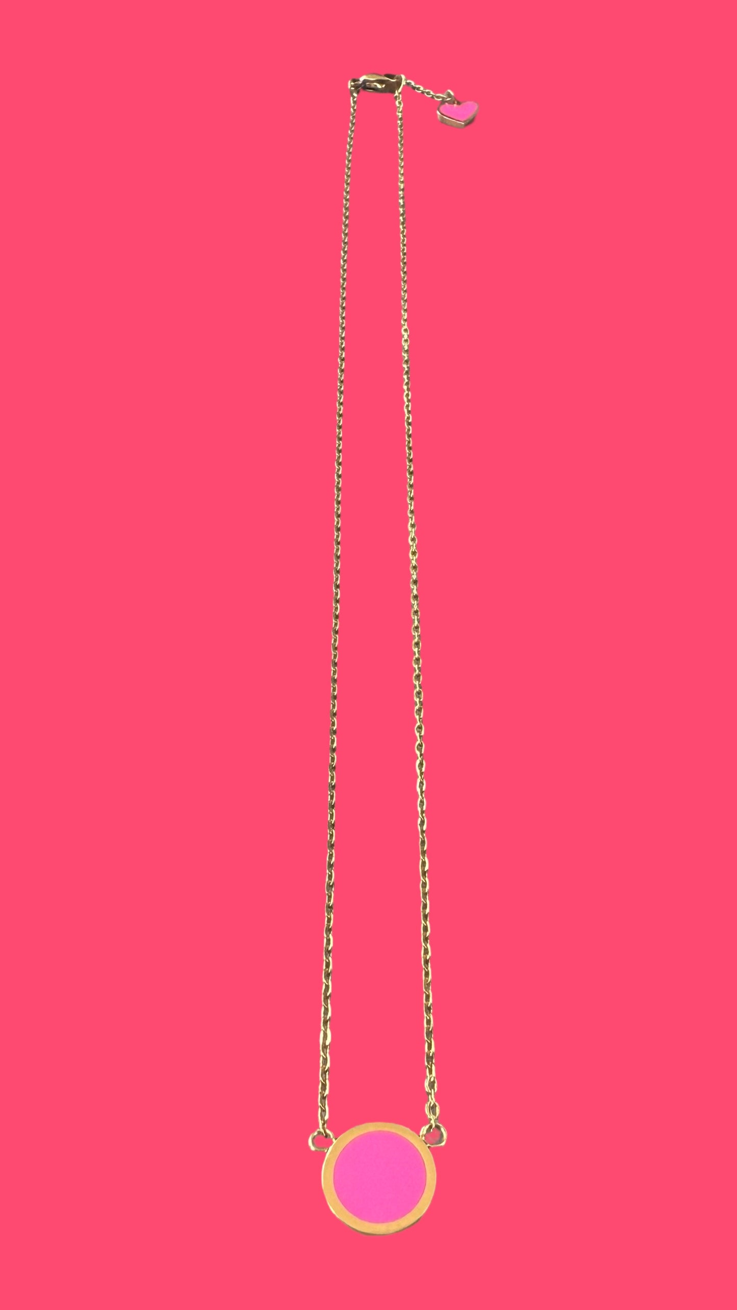 Collier émaillé bicolore