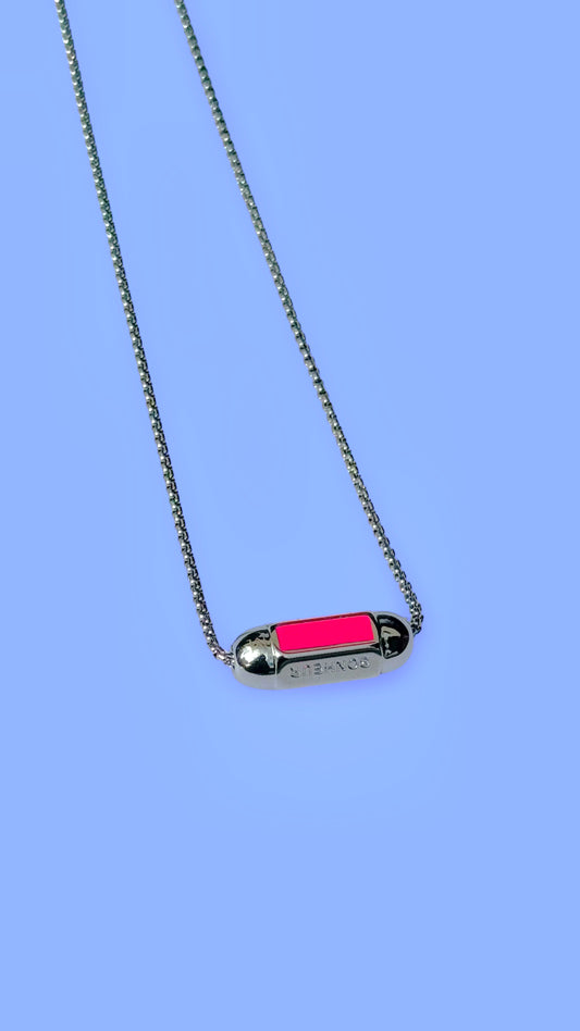 Pendentif émaillé tricolor