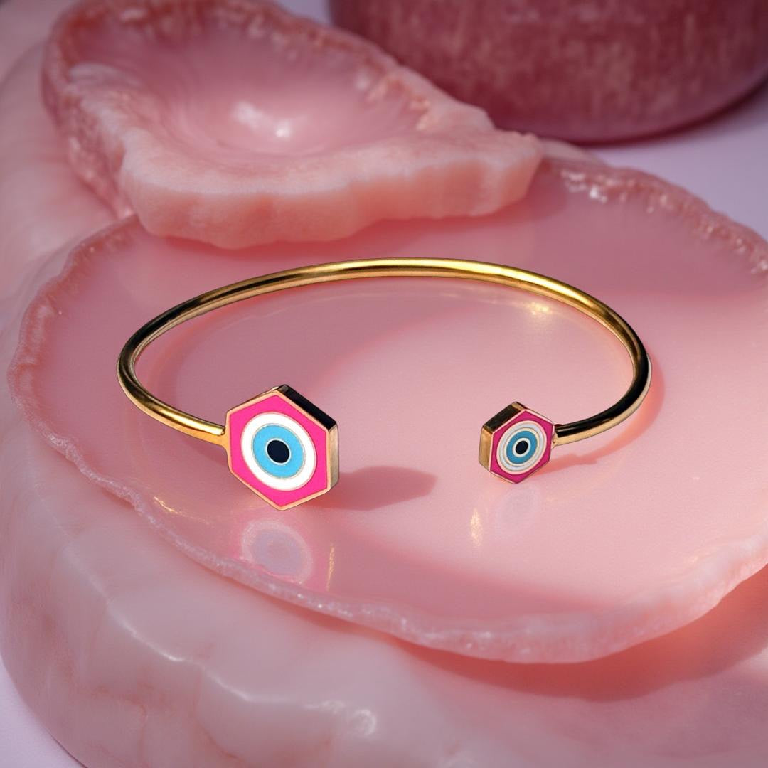 Bracelet "Aura" doré rose