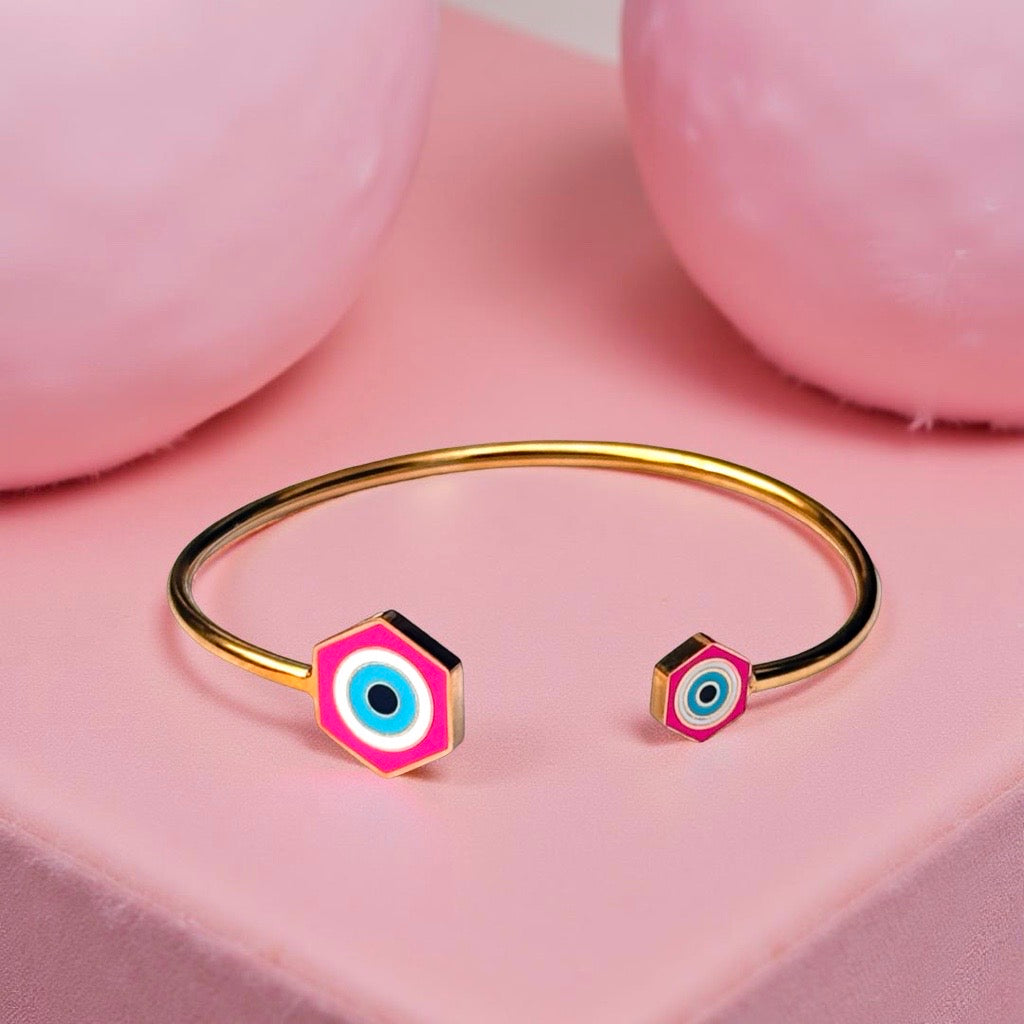Bracelet "Aura" doré rose