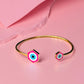 Bracelet "Aura" doré rose