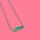 Pendentif émaillé tricolor