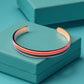 Bracelet "bicolore" doré marron orange