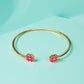 Bracelet "Trèfle"  rose