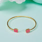 Bracelet "Trèfle"  rose