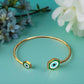 Bracelet "Aura" doré vert