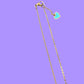 Collier émaillé bicolore