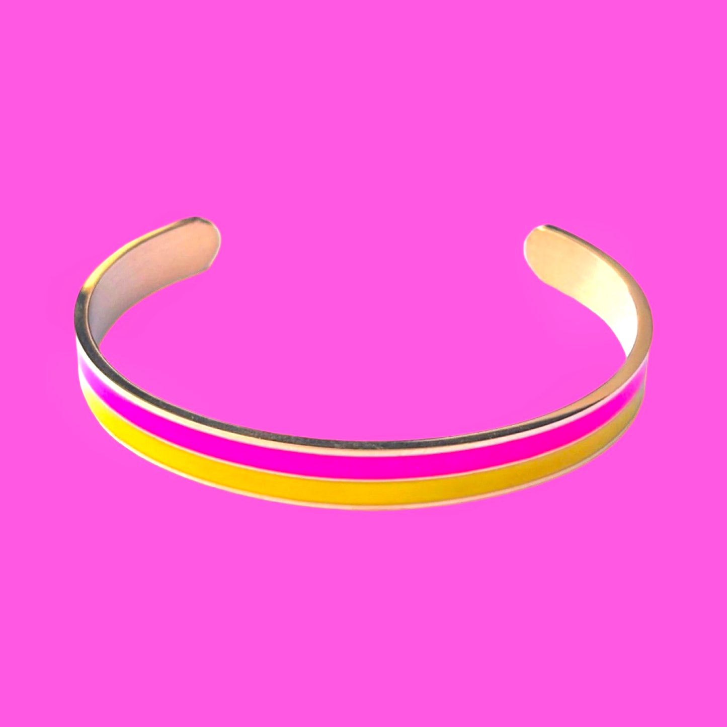 Bracelet "Bicolore" doré rose et jaune