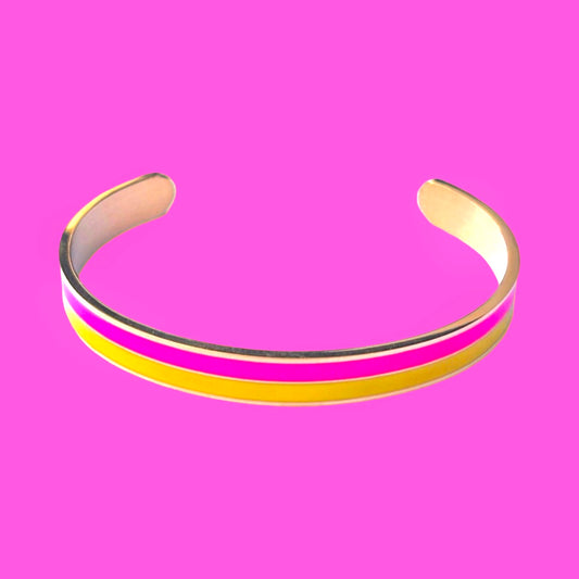 Bracelet "Bicolore" doré rose et jaune