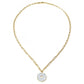 Collier : Coeur Diamants | 16mm Or 18 carats