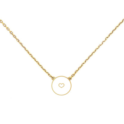 Collier : Petit Coeur Reverse | Or 18 carats